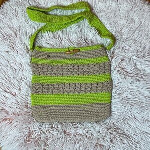 Crocheted Crossbody Bag   